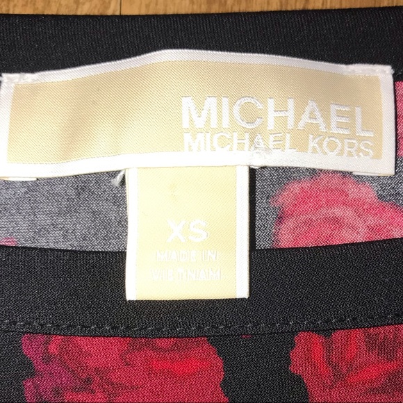 Michael Kors GORGEOUS Red Roses Dress - Picture 7 of 10